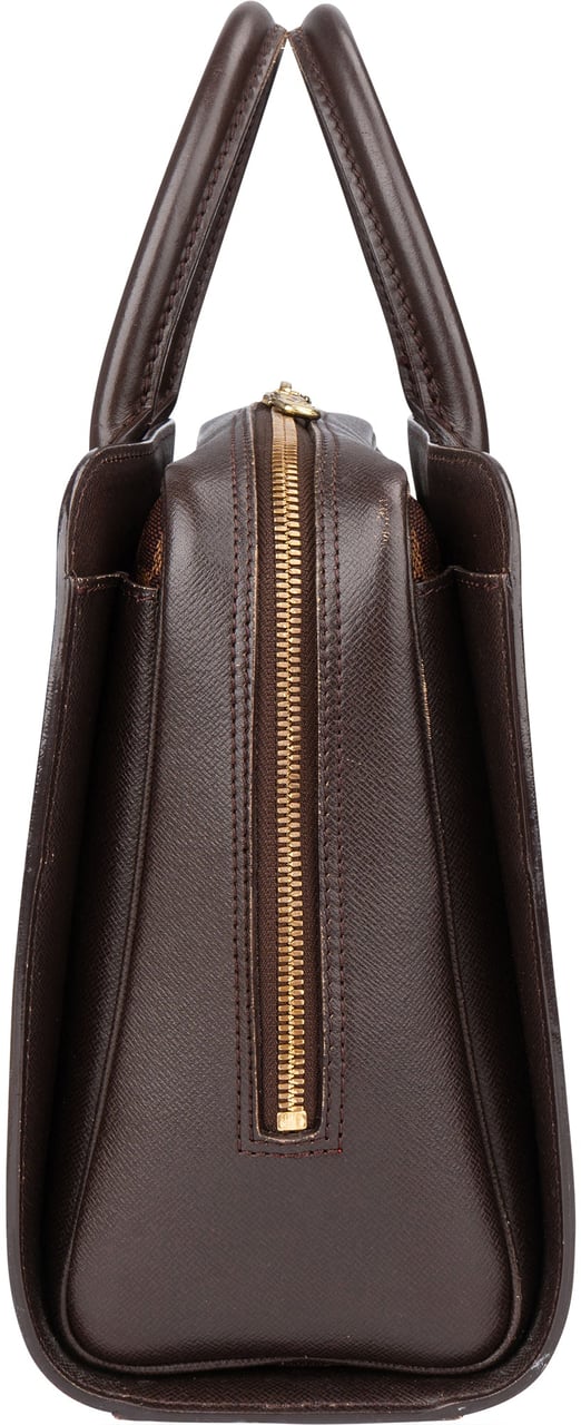 Louis Vuitton Damier Ebene Monogram Triana Handbag Bruin