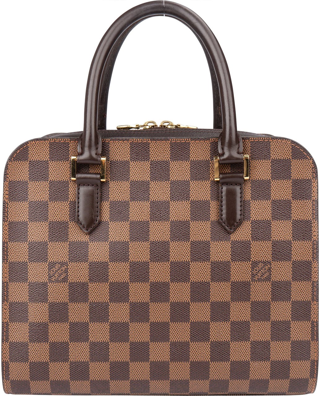Louis Vuitton Damier Ebene Monogram Triana Handbag Bruin
