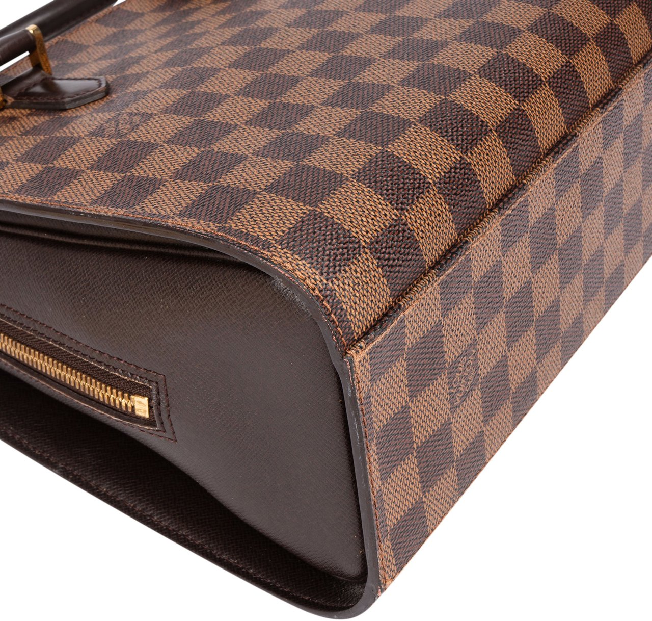 Louis Vuitton Damier Ebene Monogram Triana Handbag Bruin