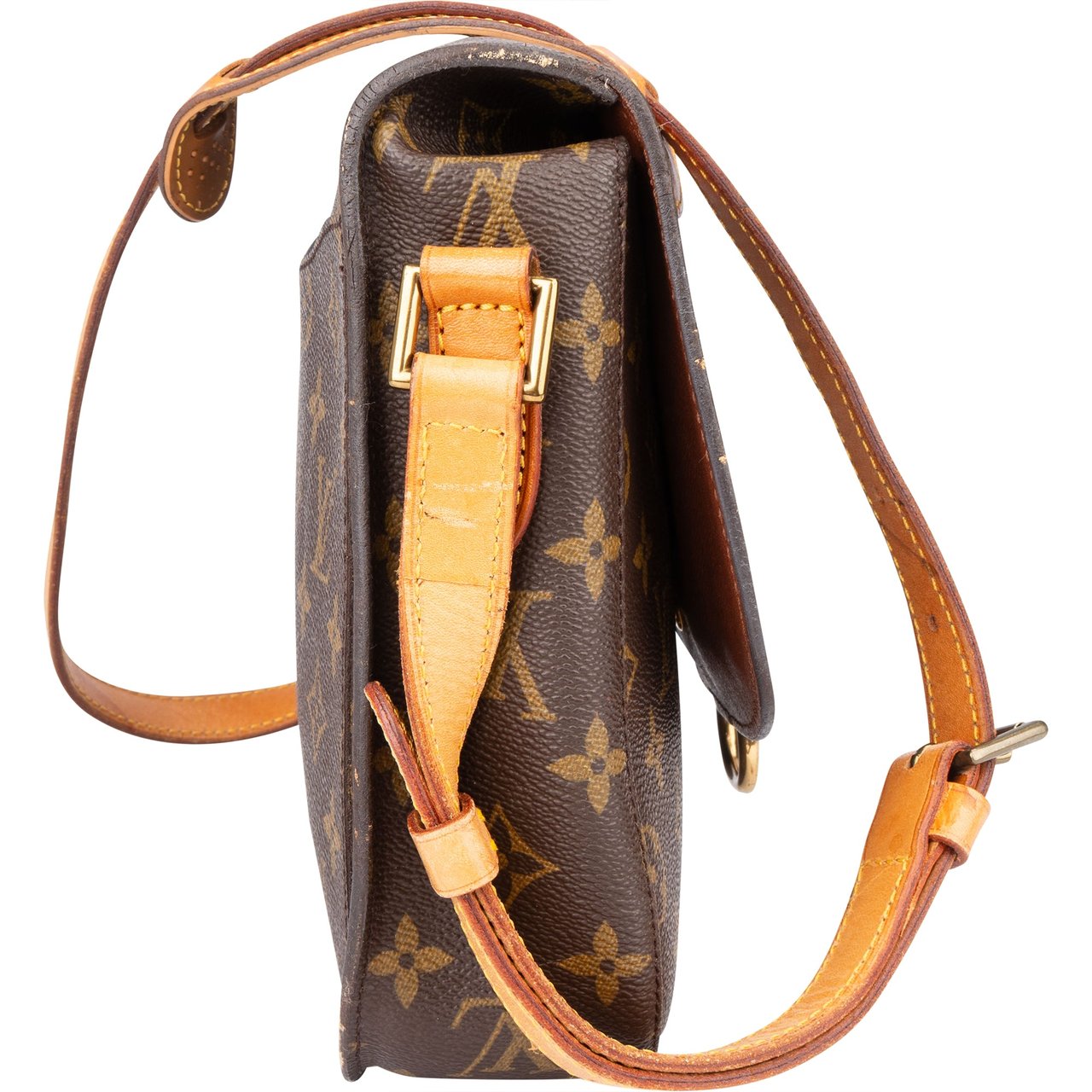 Louis Vuitton Louis Vuitton Canvas Monogram Saint Cloud GM Crossbody Bag Bruin