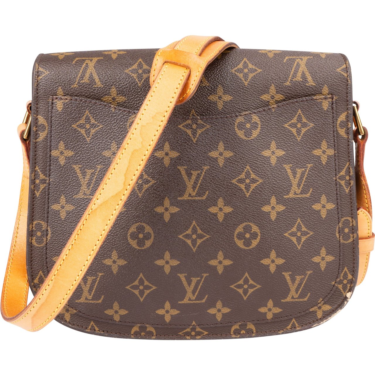 Louis Vuitton Louis Vuitton Canvas Monogram Saint Cloud GM Crossbody Bag Bruin