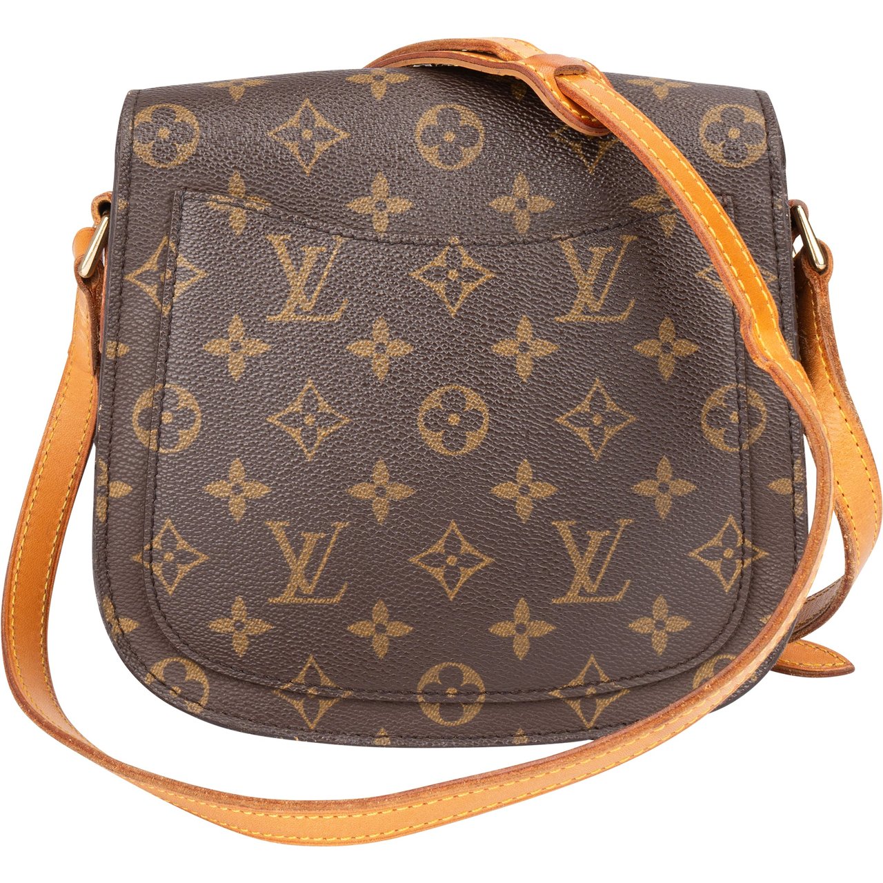 Louis Vuitton Louis Vuitton Canvas Monogram Saint Cloud MM Crossbody Bag Bruin