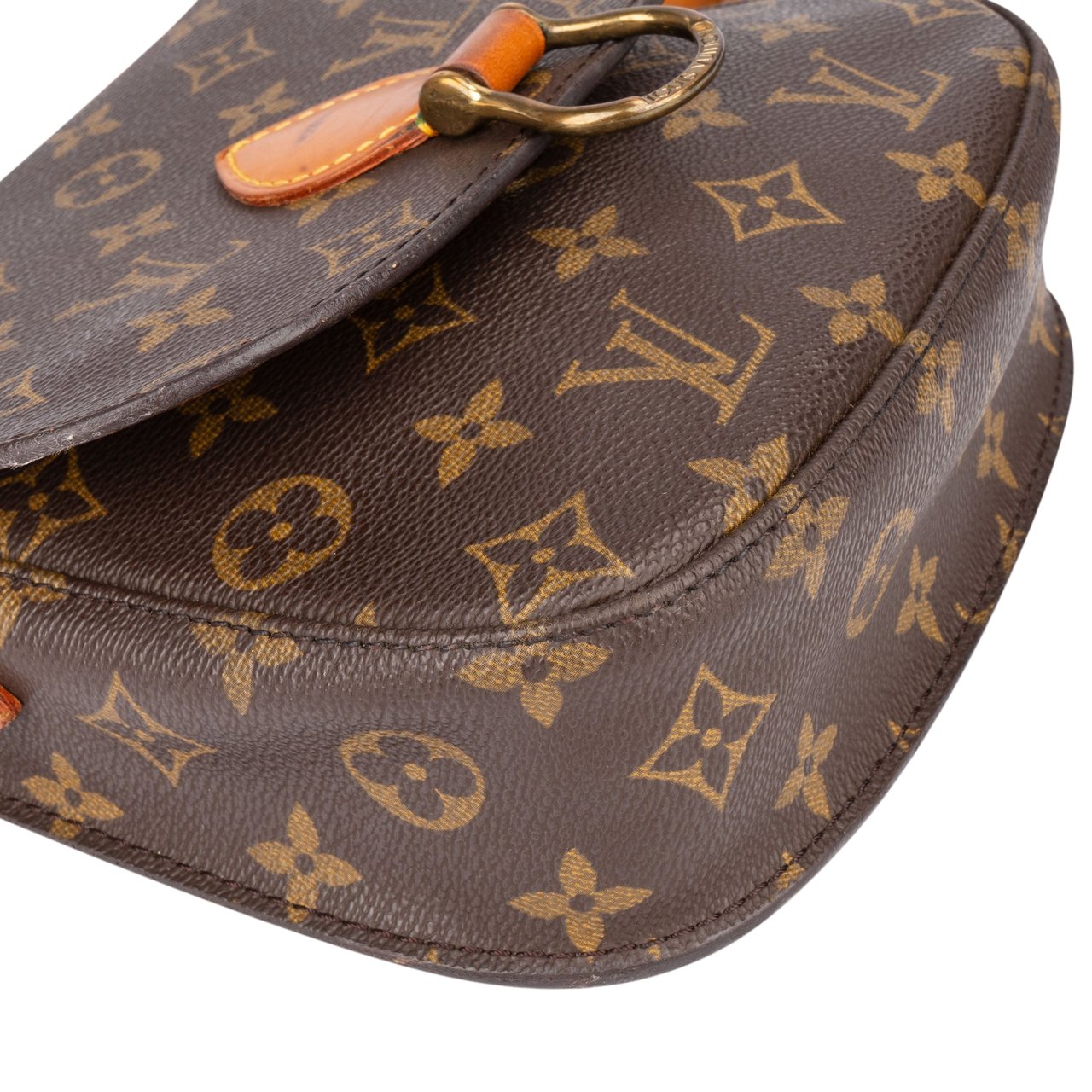 Louis Vuitton Louis Vuitton Canvas Monogram Saint Cloud MM Crossbody Bag Bruin