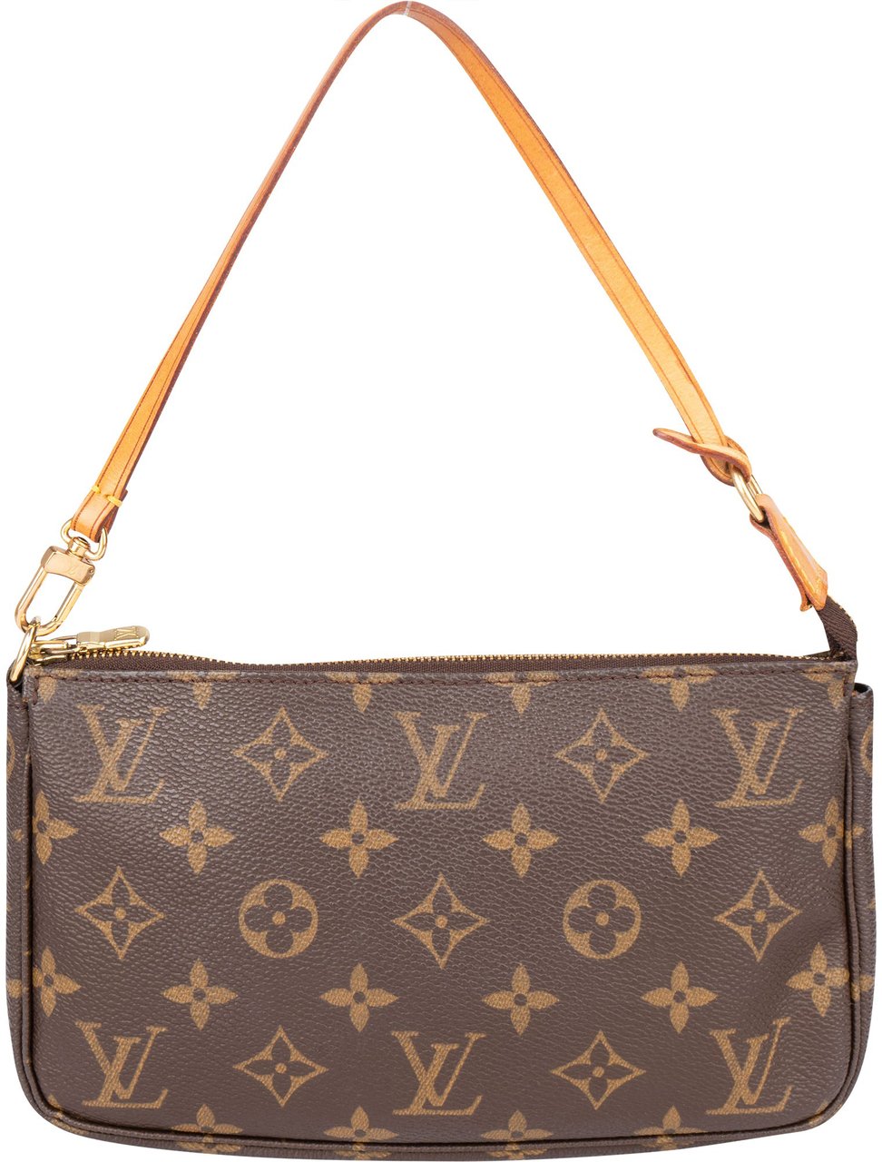 Louis Vuitton Louis Vuitton Canvas Monogram Pochette Accessoire Handbag Bruin