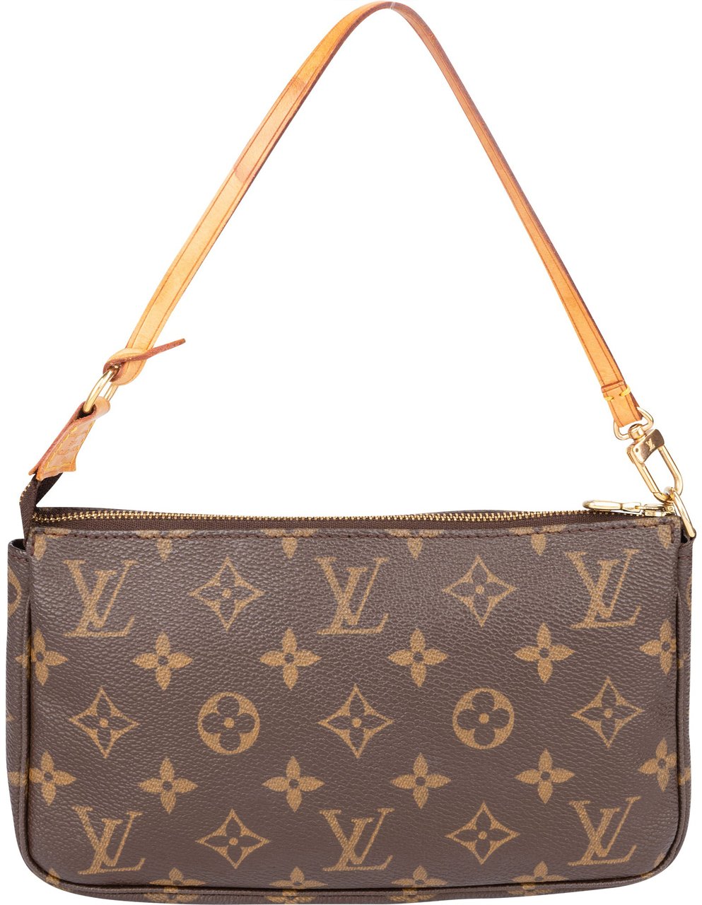 Louis Vuitton Louis Vuitton Canvas Monogram Pochette Accessoire Handbag Bruin