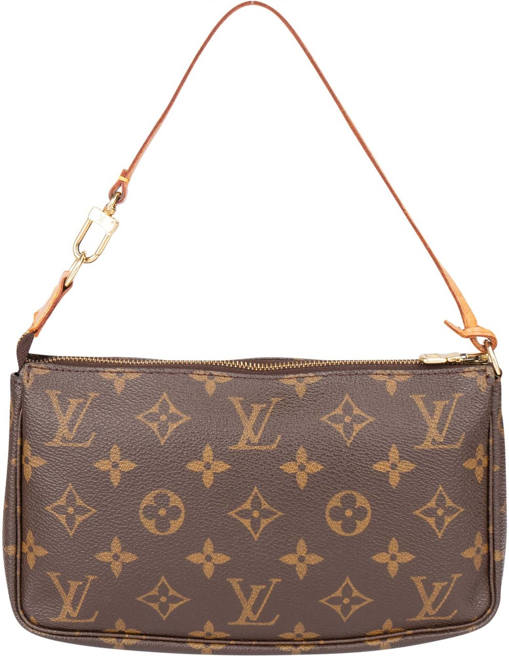 Louis Vuitton Louis Vuitton Canvas Monogram Pochette Accessoire Handbag Bruin