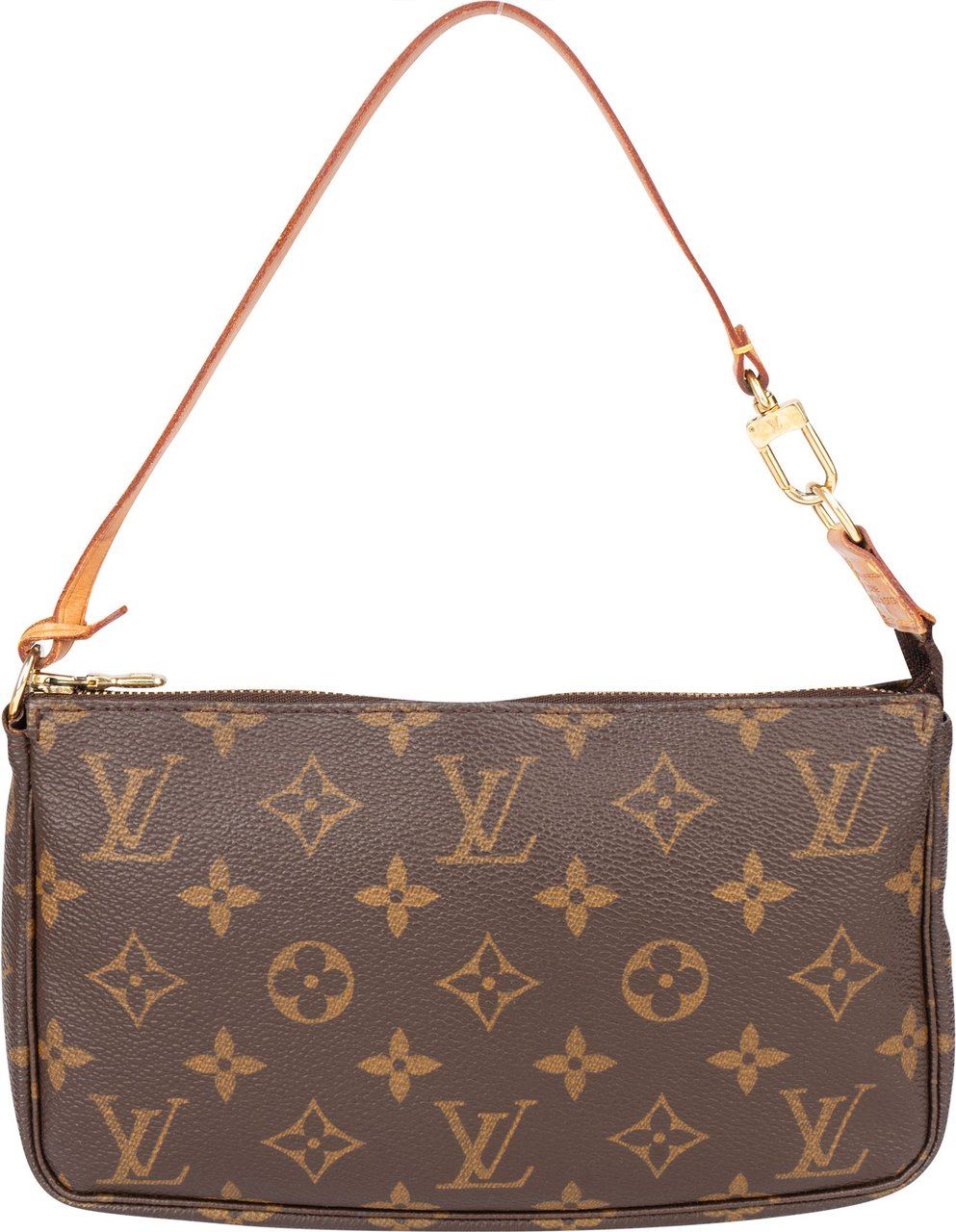 Louis Vuitton Louis Vuitton Canvas Monogram Pochette Accessoire Handbag Bruin