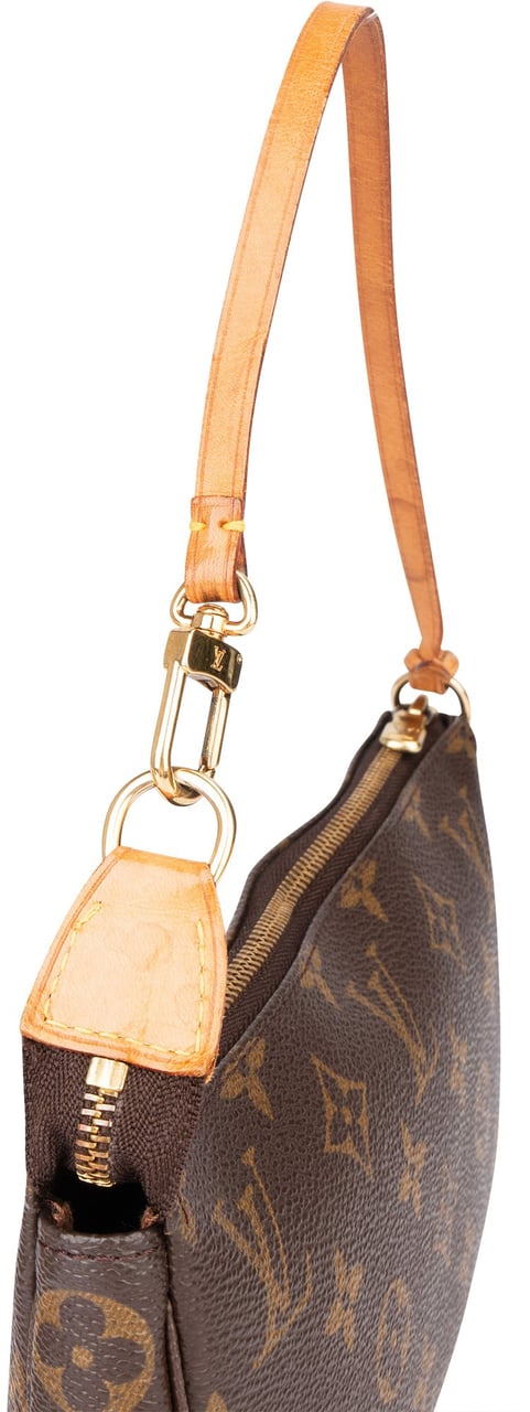 Louis Vuitton Louis Vuitton Canvas Monogram Pochette Accessoire Handbag Bruin