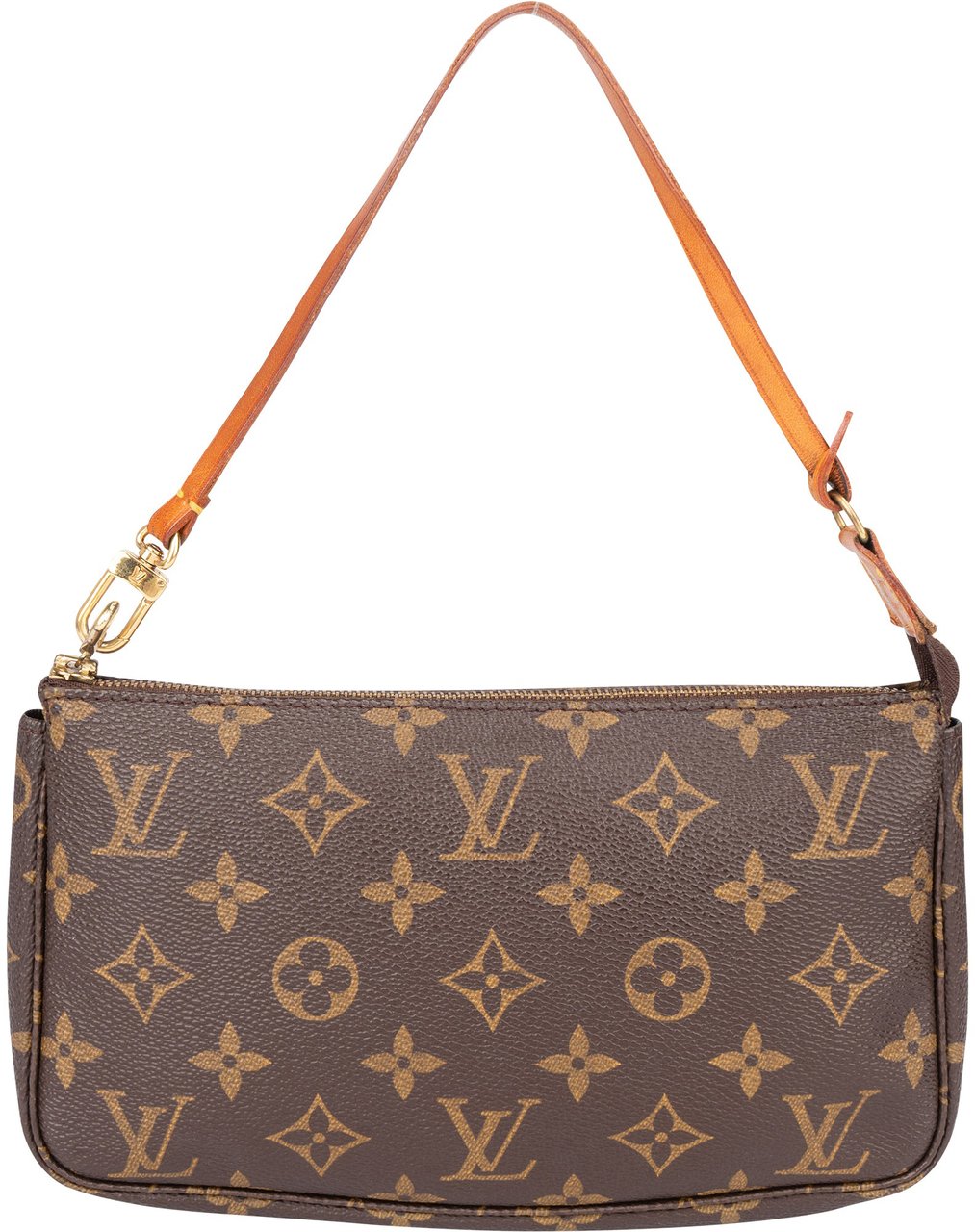 Louis Vuitton Louis Vuitton Canvas Monogram Pochette Accessoire Handbag Bruin