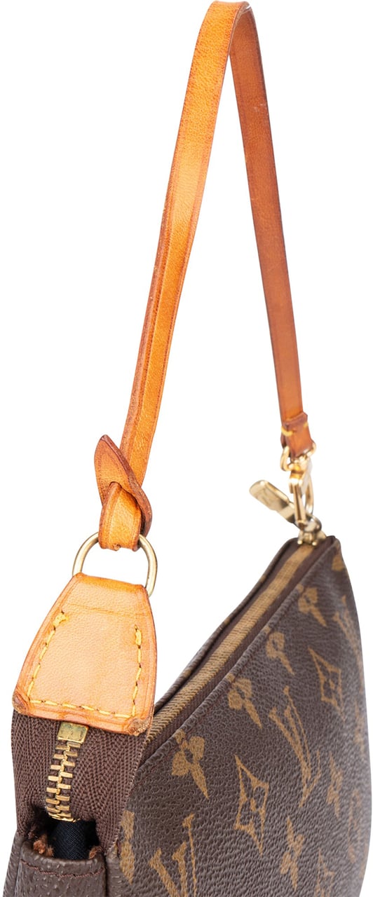 Louis Vuitton Louis Vuitton Canvas Monogram Pochette Accessoire Handbag Bruin