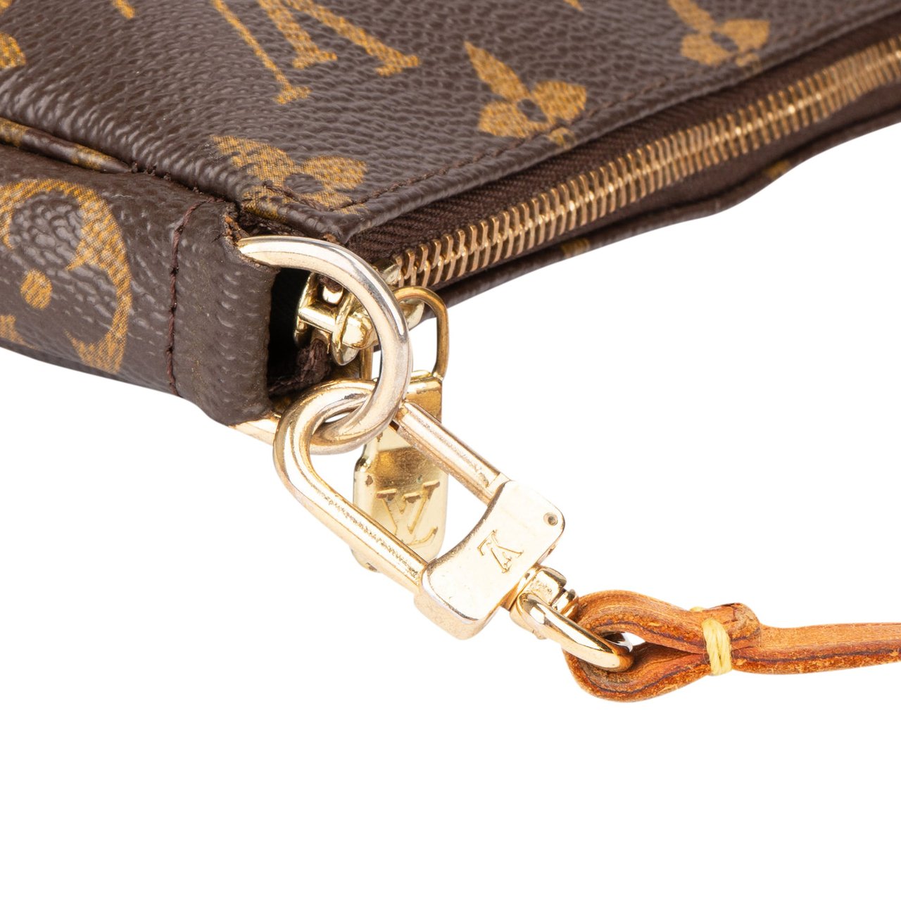 Louis Vuitton Louis Vuitton Canvas Monogram Pochette Accessoire Handbag Bruin