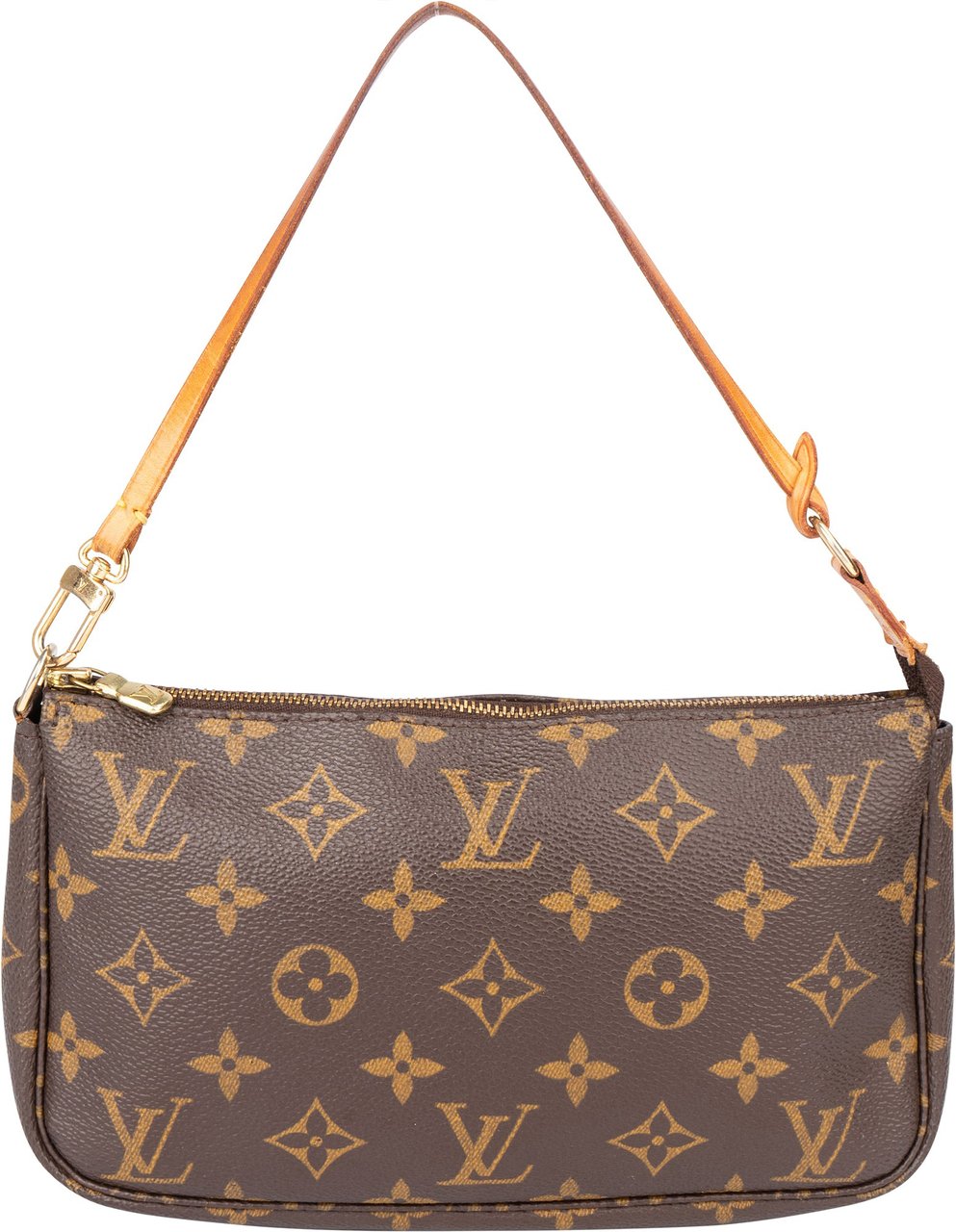 Louis Vuitton Louis Vuitton Canvas Monogram Pochette Accessoire Handbag Bruin