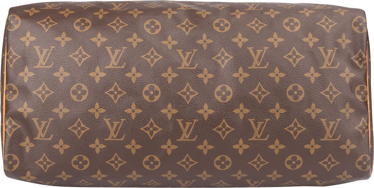 Louis Vuitton Louis Vuitton Canvas Monogram Speedy 40 Handbag Bruin