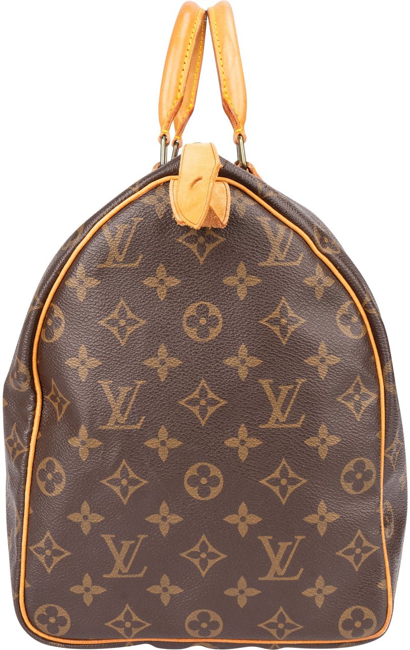 Louis Vuitton Louis Vuitton Canvas Monogram Speedy 40 Handbag Bruin