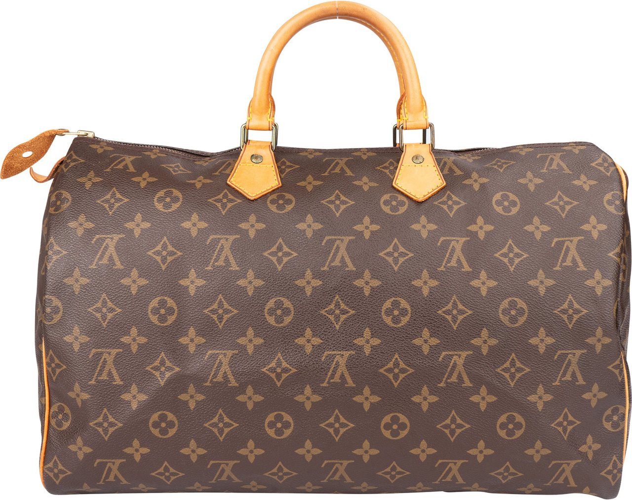 Louis Vuitton Louis Vuitton Canvas Monogram Speedy 40 Handbag Bruin