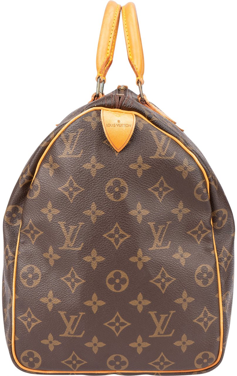 Louis Vuitton Louis Vuitton Canvas Monogram Speedy 40 Handbag Bruin