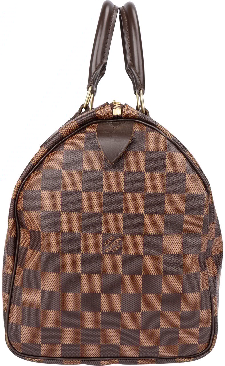 Louis Vuitton Louis Vuitton Damier Ebene Monogram Speedy 30 Handbag Bruin