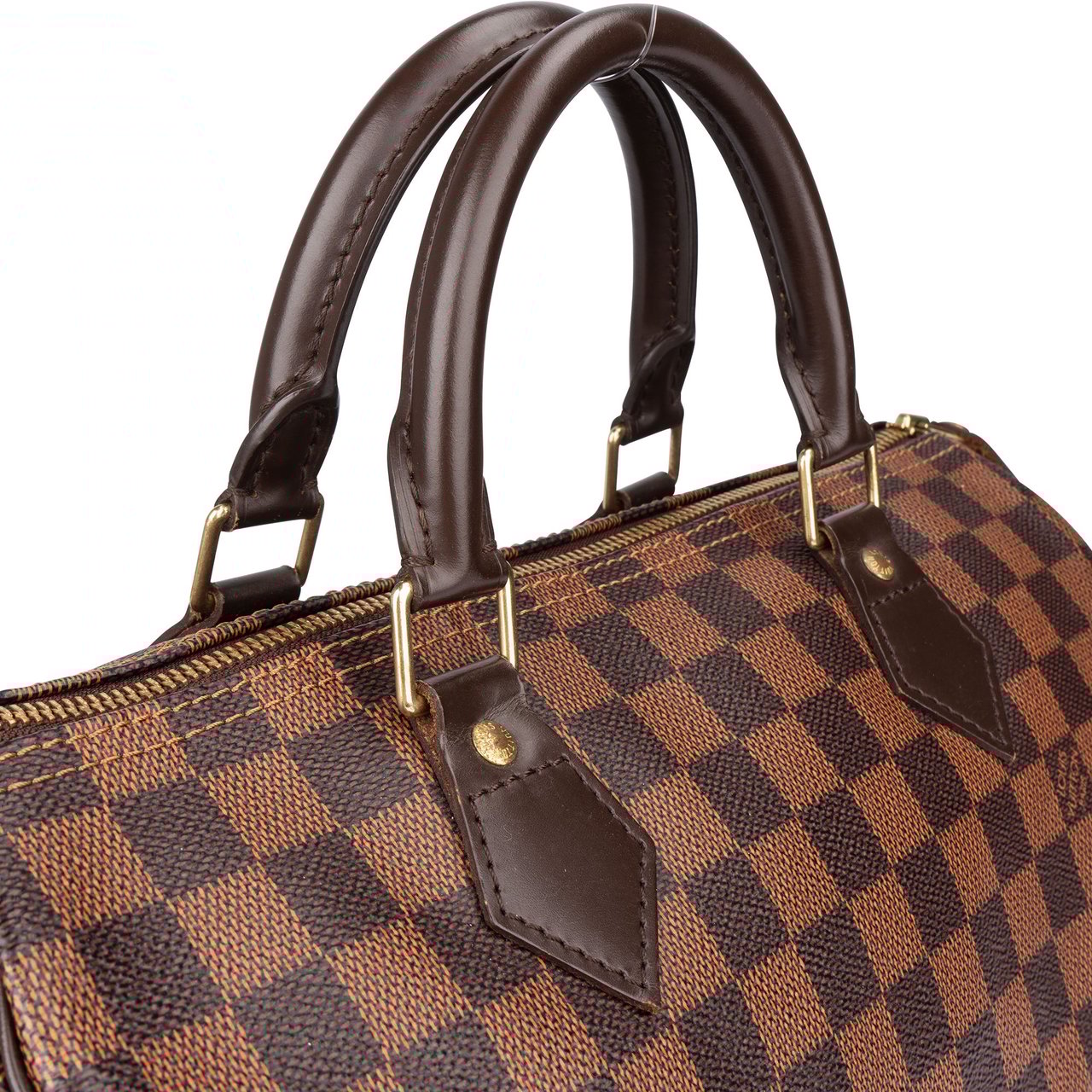 Louis Vuitton Louis Vuitton Damier Ebene Monogram Speedy 30 Handbag Bruin