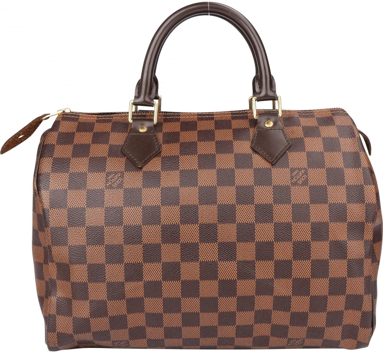Louis Vuitton Louis Vuitton Damier Ebene Monogram Speedy 30 Handbag Bruin