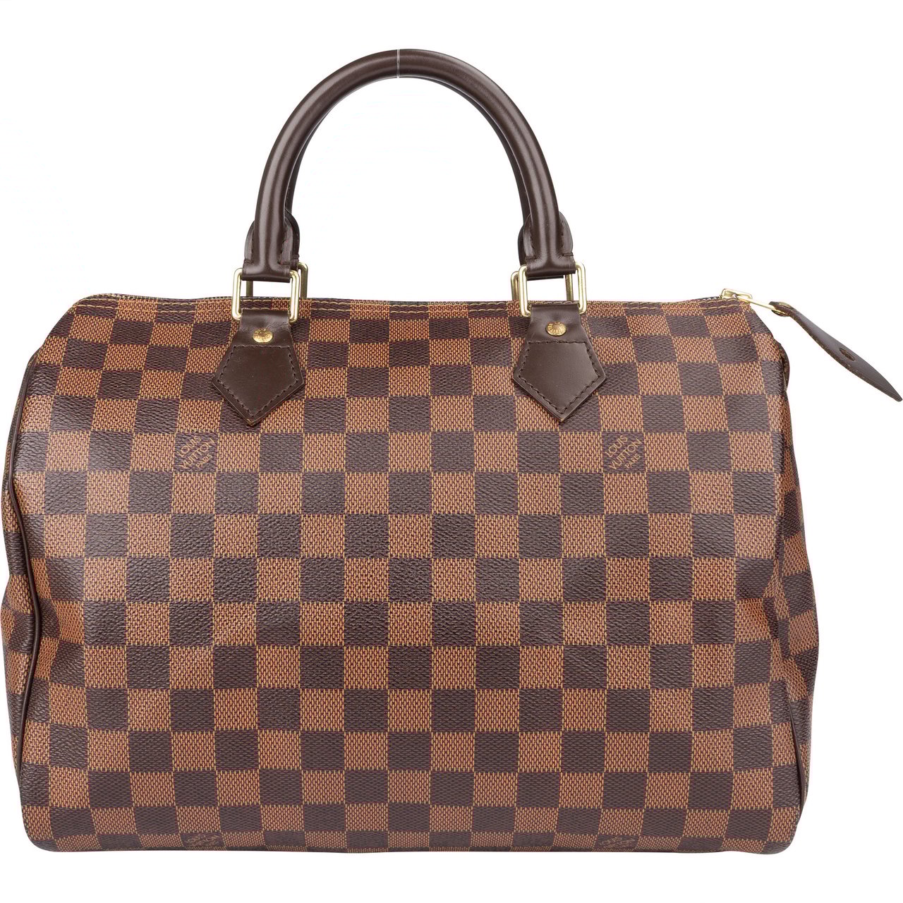 Louis Vuitton Louis Vuitton Damier Ebene Monogram Speedy 30 Handbag Bruin