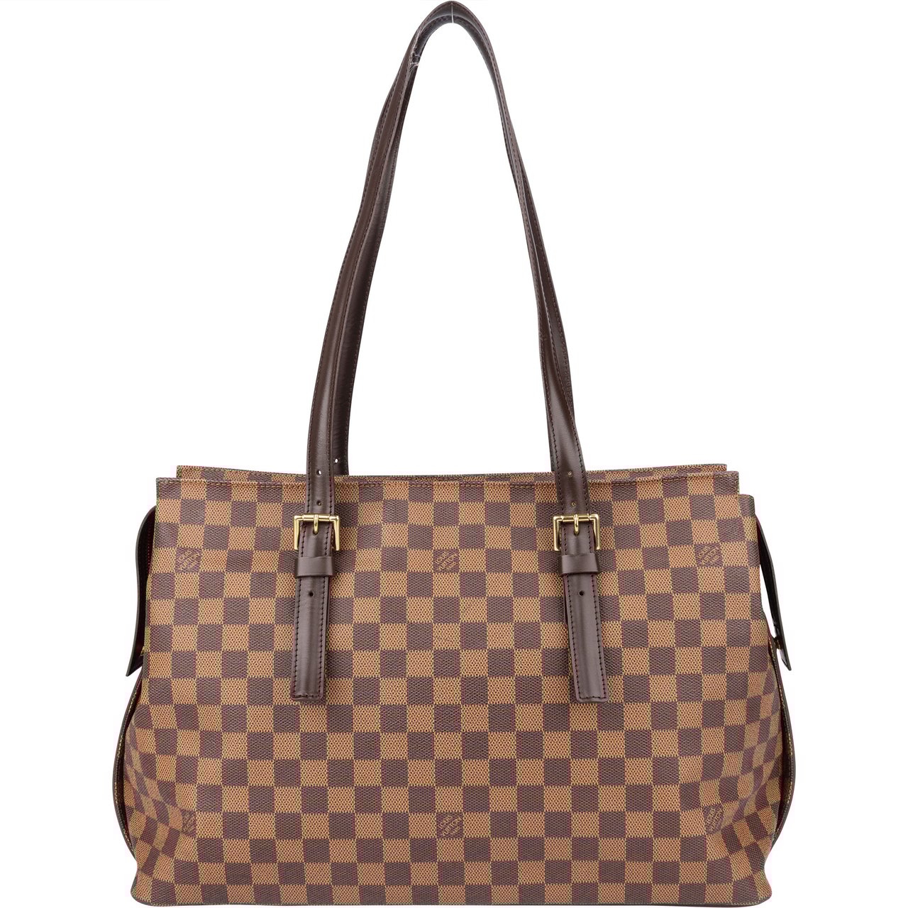 Louis Vuitton Louis Vuitton Damier Ebene Monogram Chelsea Shoulder Bag Bruin