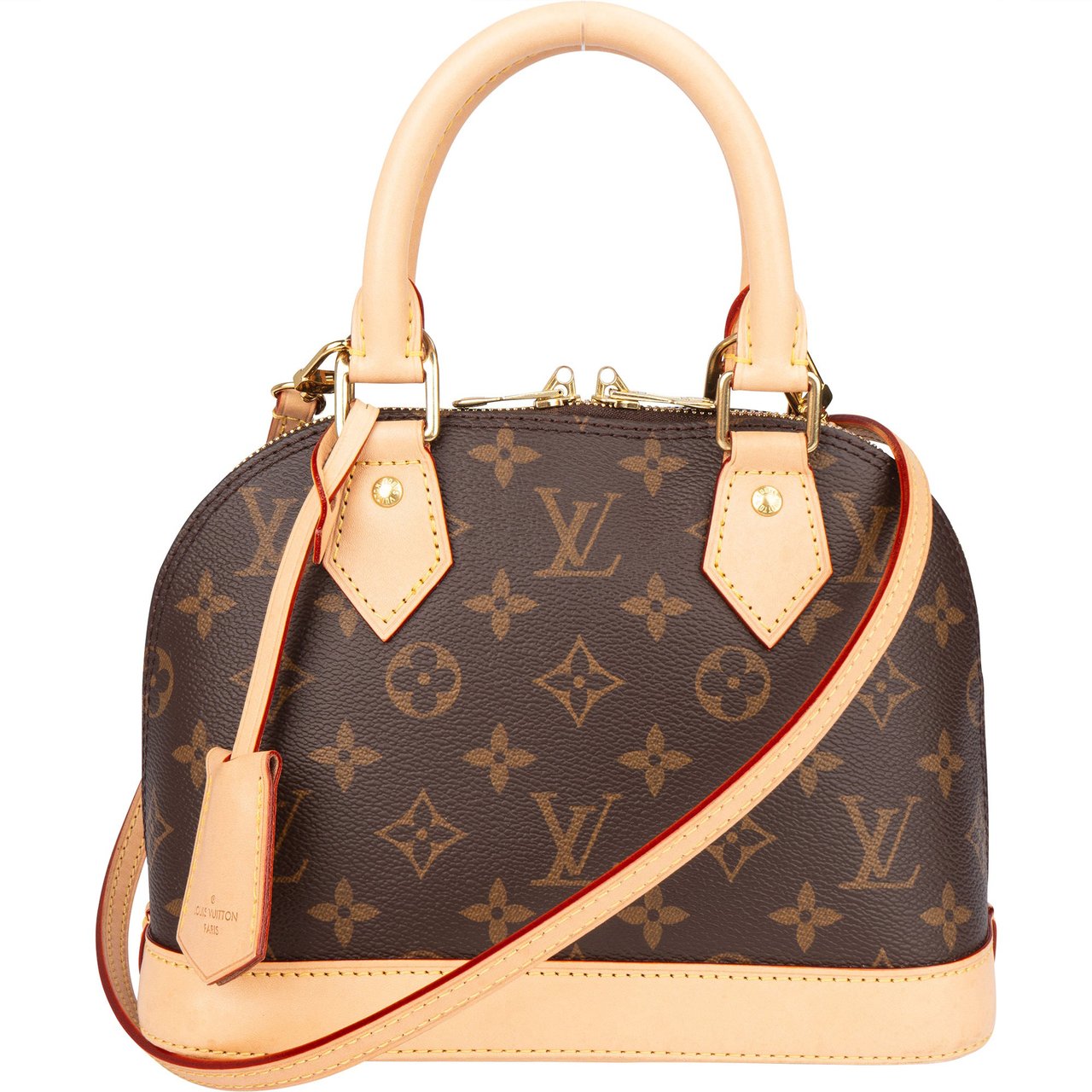 Louis Vuitton Louis Vuitton Canvas Monogram Alma BB Handbag Bruin