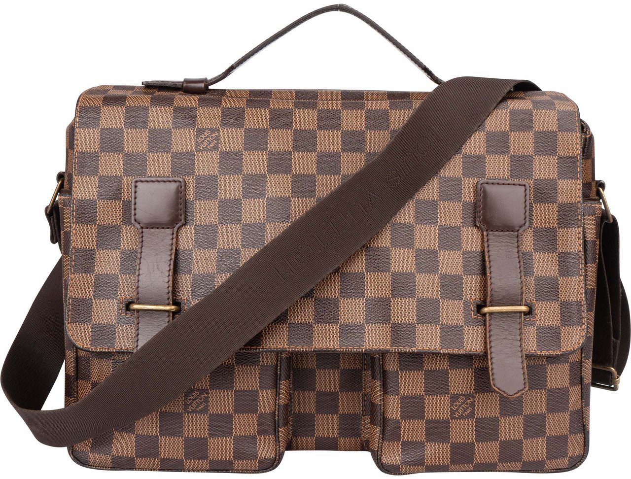 Louis Vuitton Louis Vuitton Damier Ebene Monogram Broadway Crossbody Bag Bruin