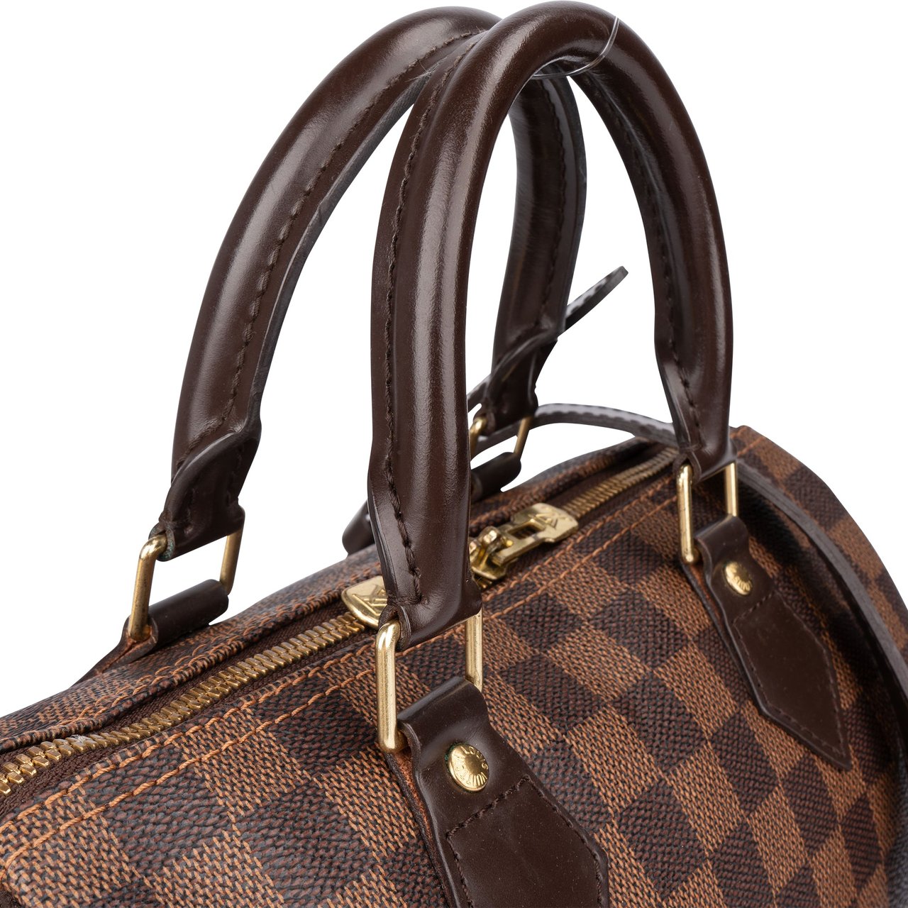 Louis Vuitton Louis Vuitton Damier Ebene Monogram Speedy 25 Bandouliere Bruin