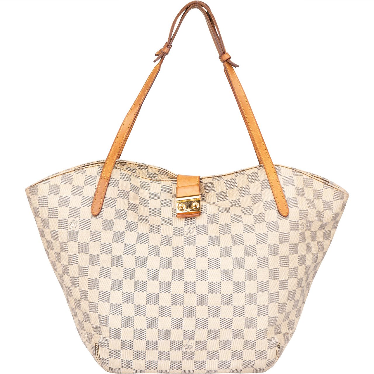 Louis Vuitton Louis Vuitton Damier Azur Monogram Salina GM Shoulder Bag Wit