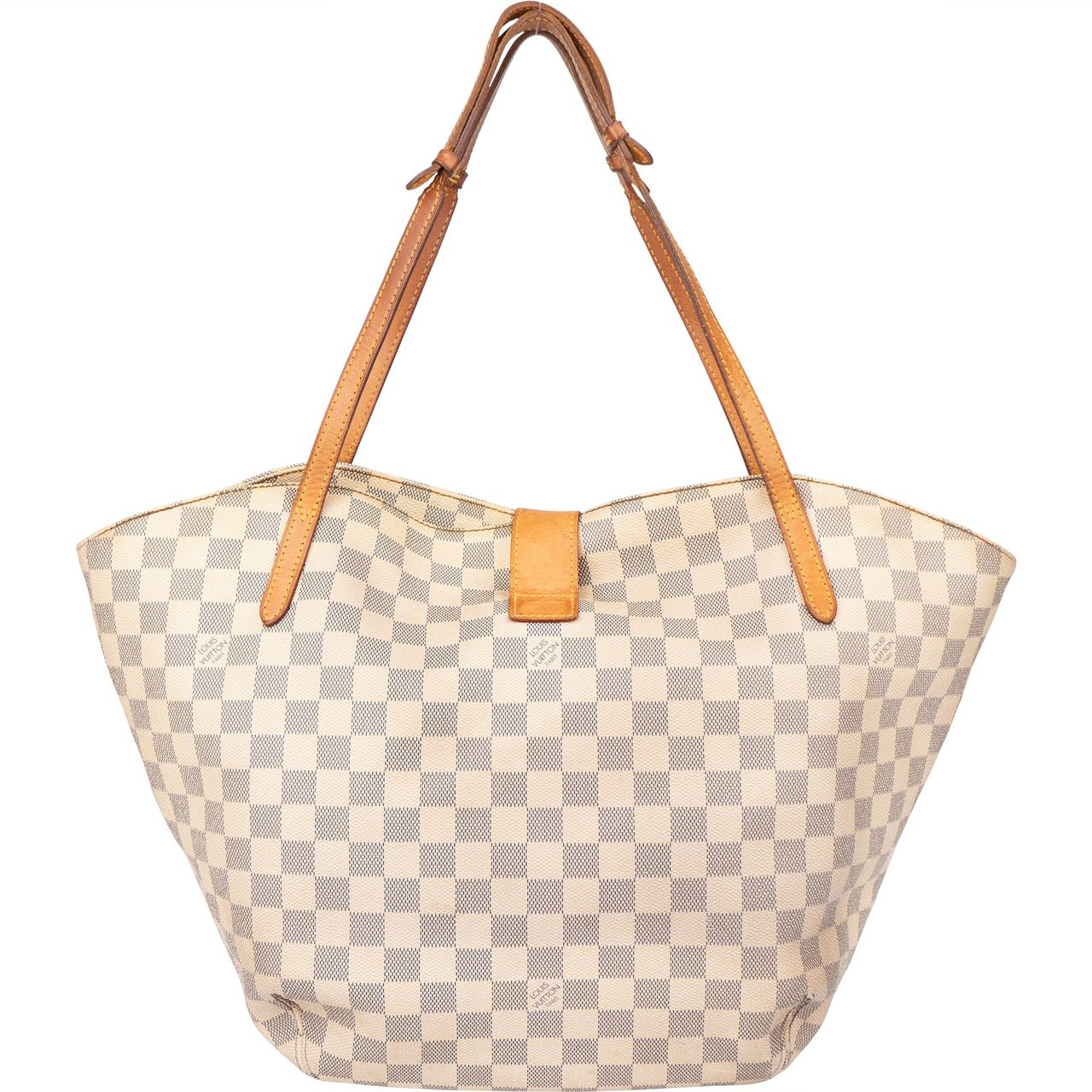 Louis Vuitton Louis Vuitton Damier Azur Monogram Salina GM Shoulder Bag Wit