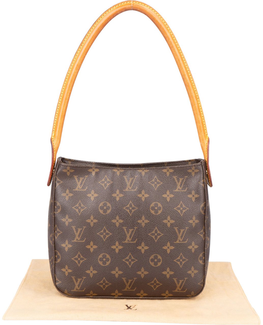 Louis Vuitton Louis Vuitton Canvas Monogram Looping MM Shoulder Bag Bruin