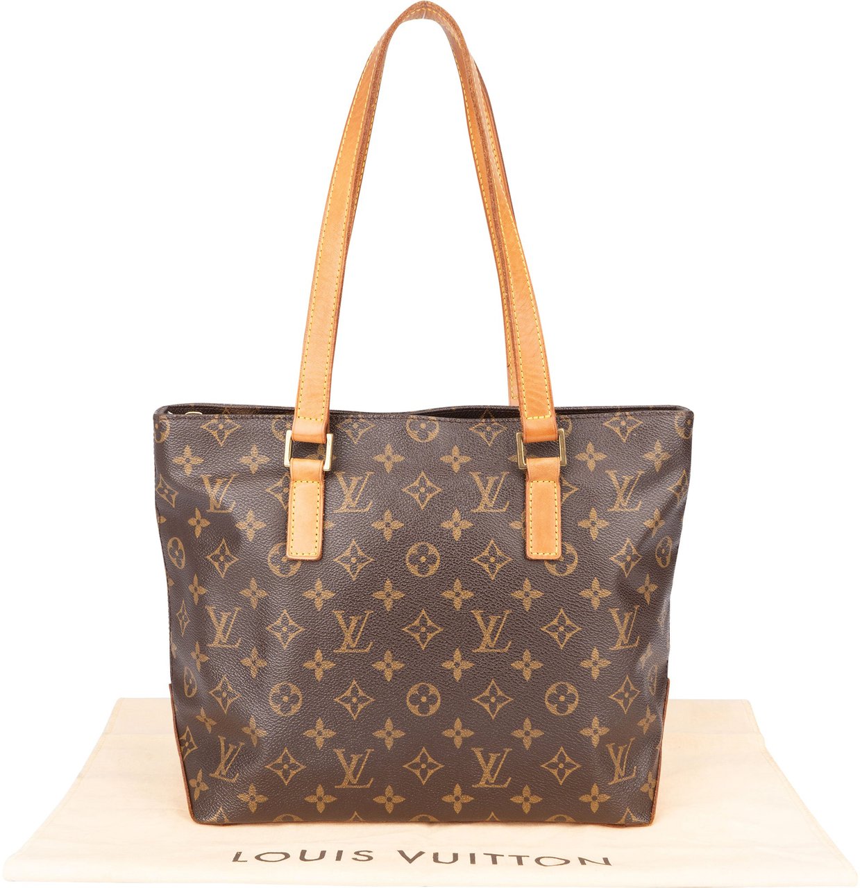 Louis Vuitton Louis Vuitton Canvas Monogram Cabas Piano Shoulder Bag Bruin