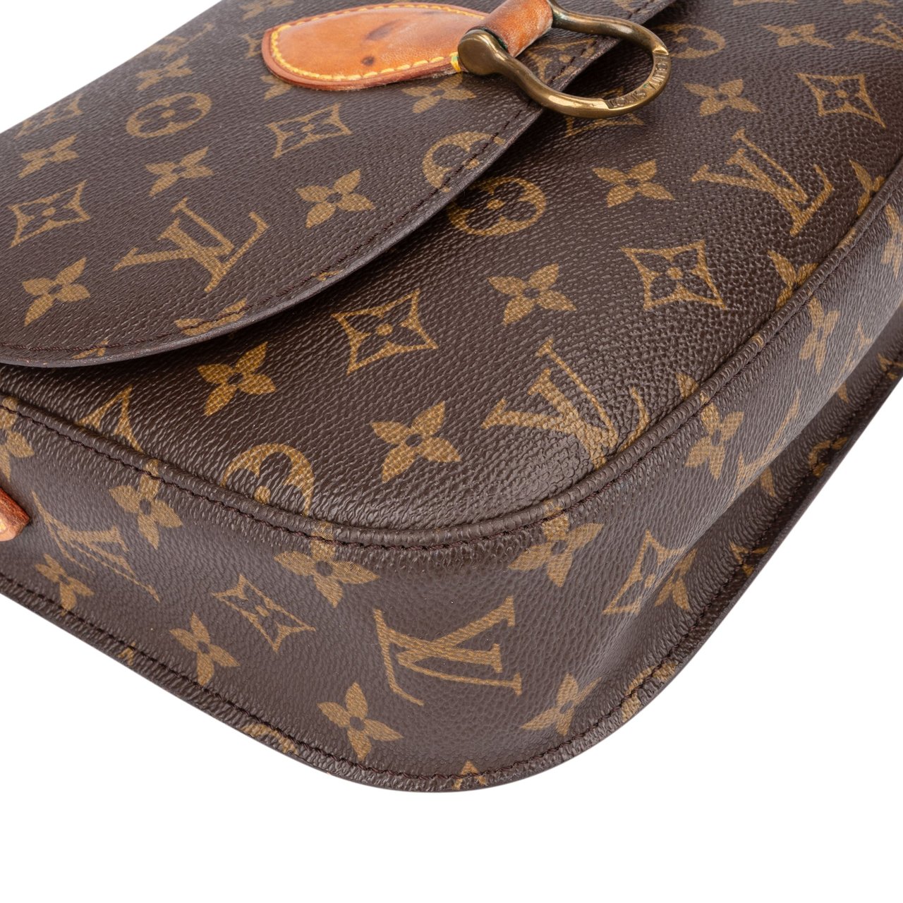 Louis Vuitton Louis Vuitton Canvas Monogram Saint Cloud GM Crossbody Bag Bruin