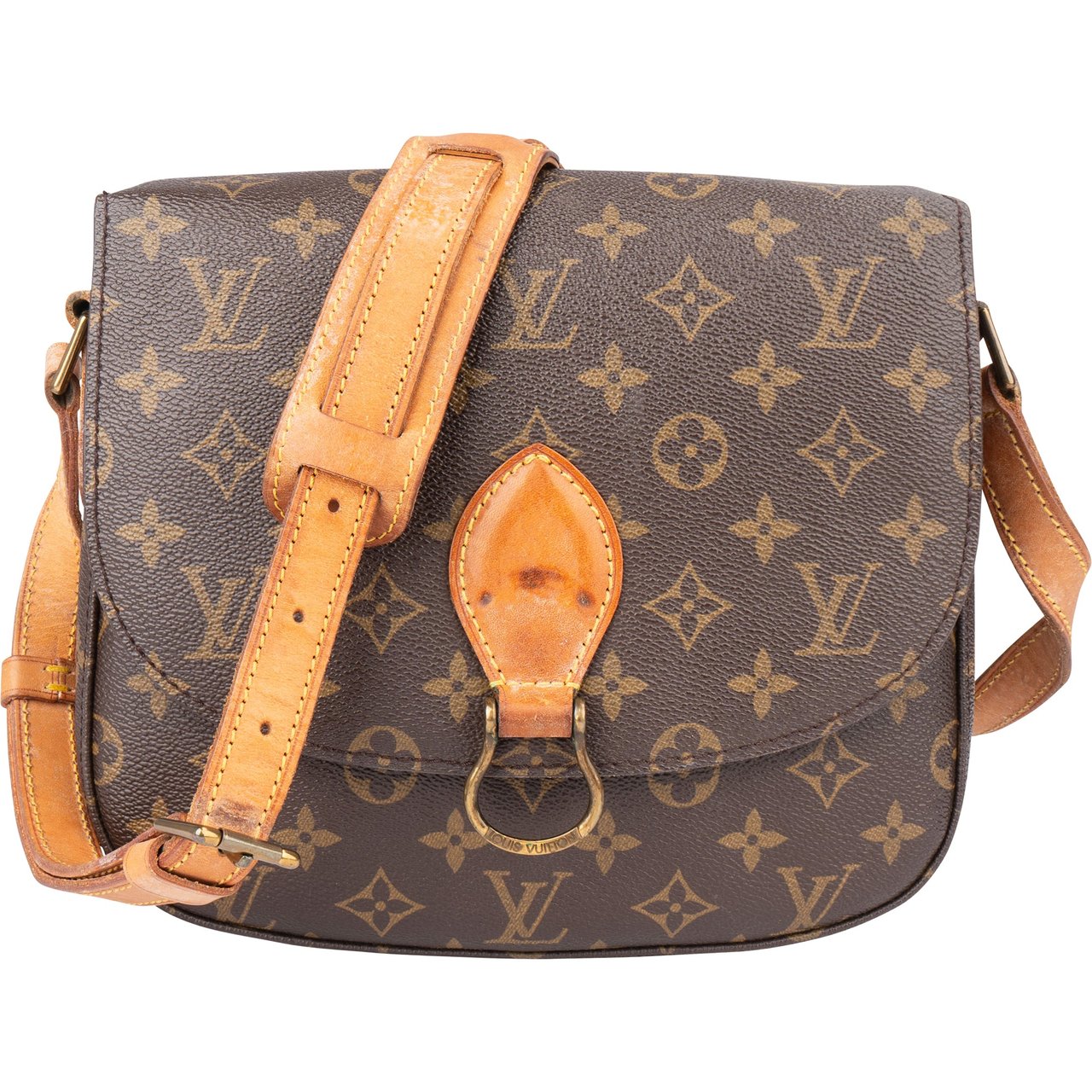 Louis Vuitton Louis Vuitton Canvas Monogram Saint Cloud GM Crossbody Bag Bruin