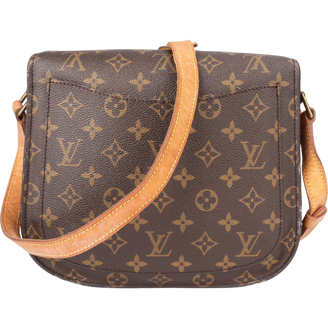 Louis Vuitton Louis Vuitton Canvas Monogram Saint Cloud GM Crossbody Bag Bruin