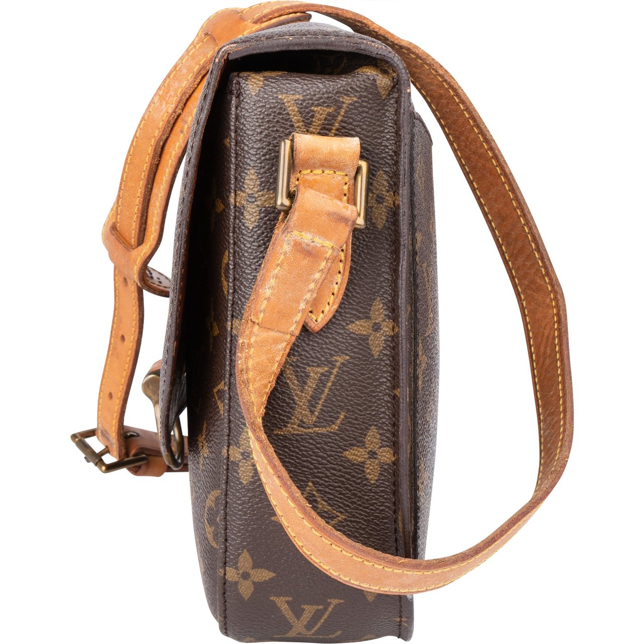 Louis Vuitton Louis Vuitton Canvas Monogram Saint Cloud GM Crossbody Bag Bruin