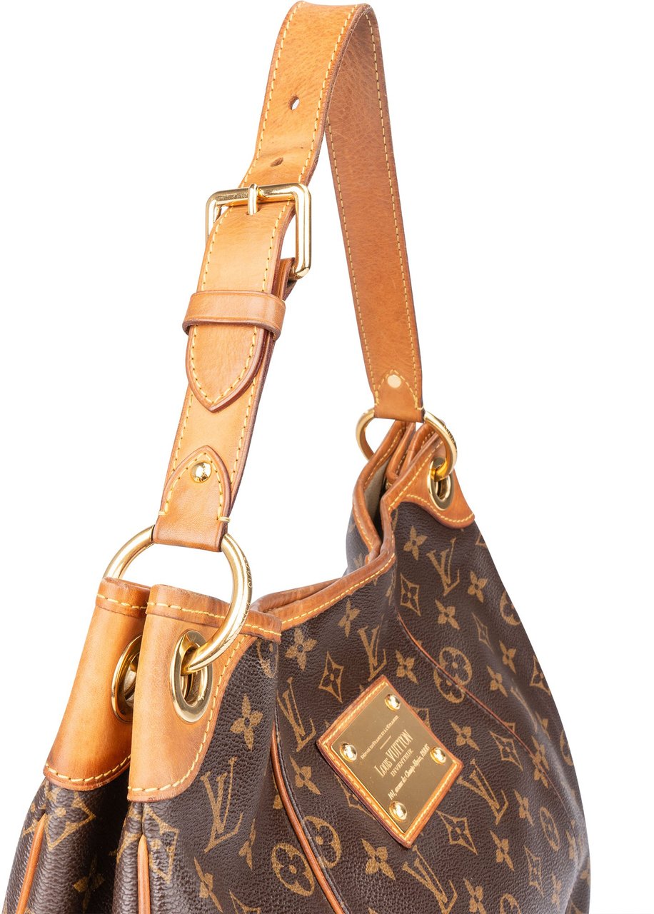 Louis Vuitton Louis Vuitton Canvas Monogram Galliera PM Handbag Bruin
