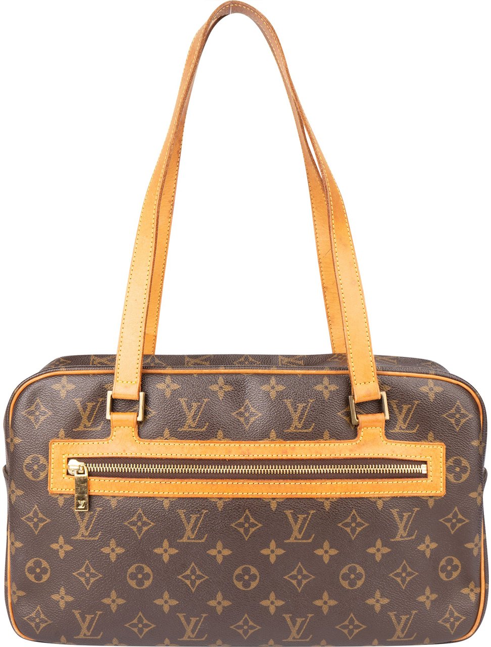 Louis Vuitton Canvas Monogram Cite GM Shoulder Bag Bruin