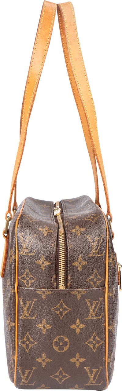 Louis Vuitton Canvas Monogram Cite GM Shoulder Bag Bruin