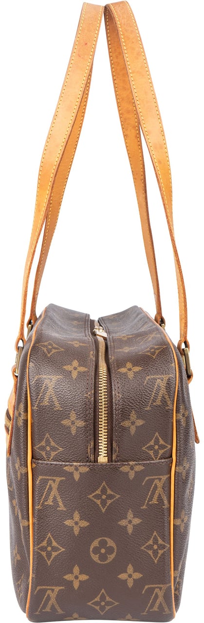 Louis Vuitton Canvas Monogram Cite GM Shoulder Bag Bruin