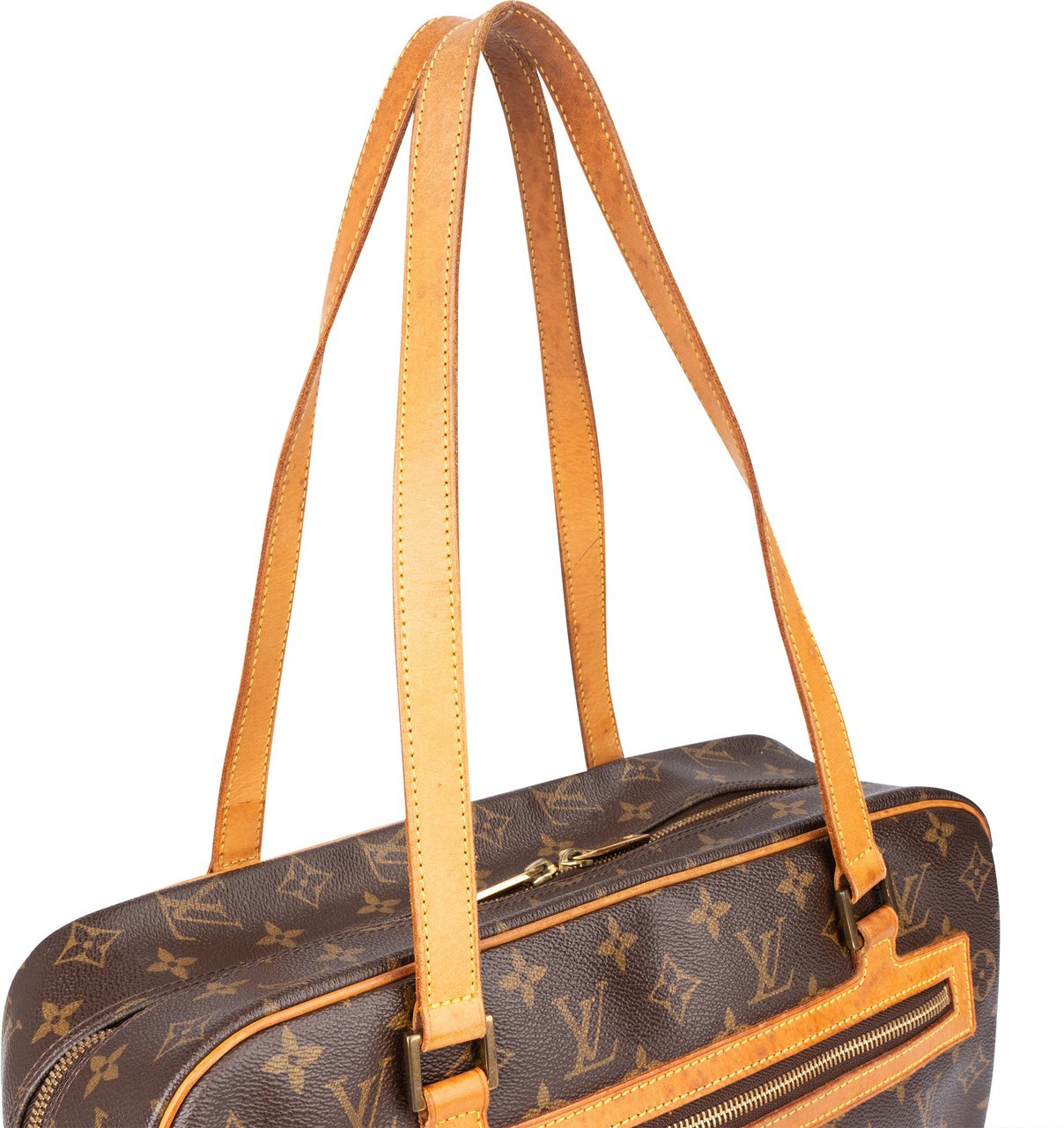 Louis Vuitton Canvas Monogram Cite GM Shoulder Bag Bruin