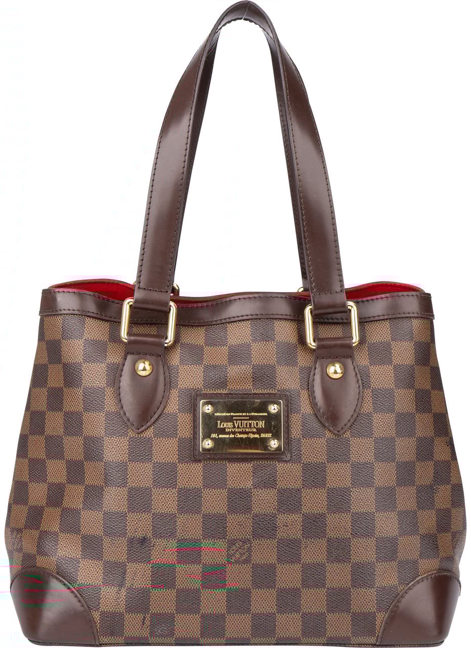 Louis Vuitton Louis Vuitton Damier Ebene Monogram Hampstead PM Handbag Bruin