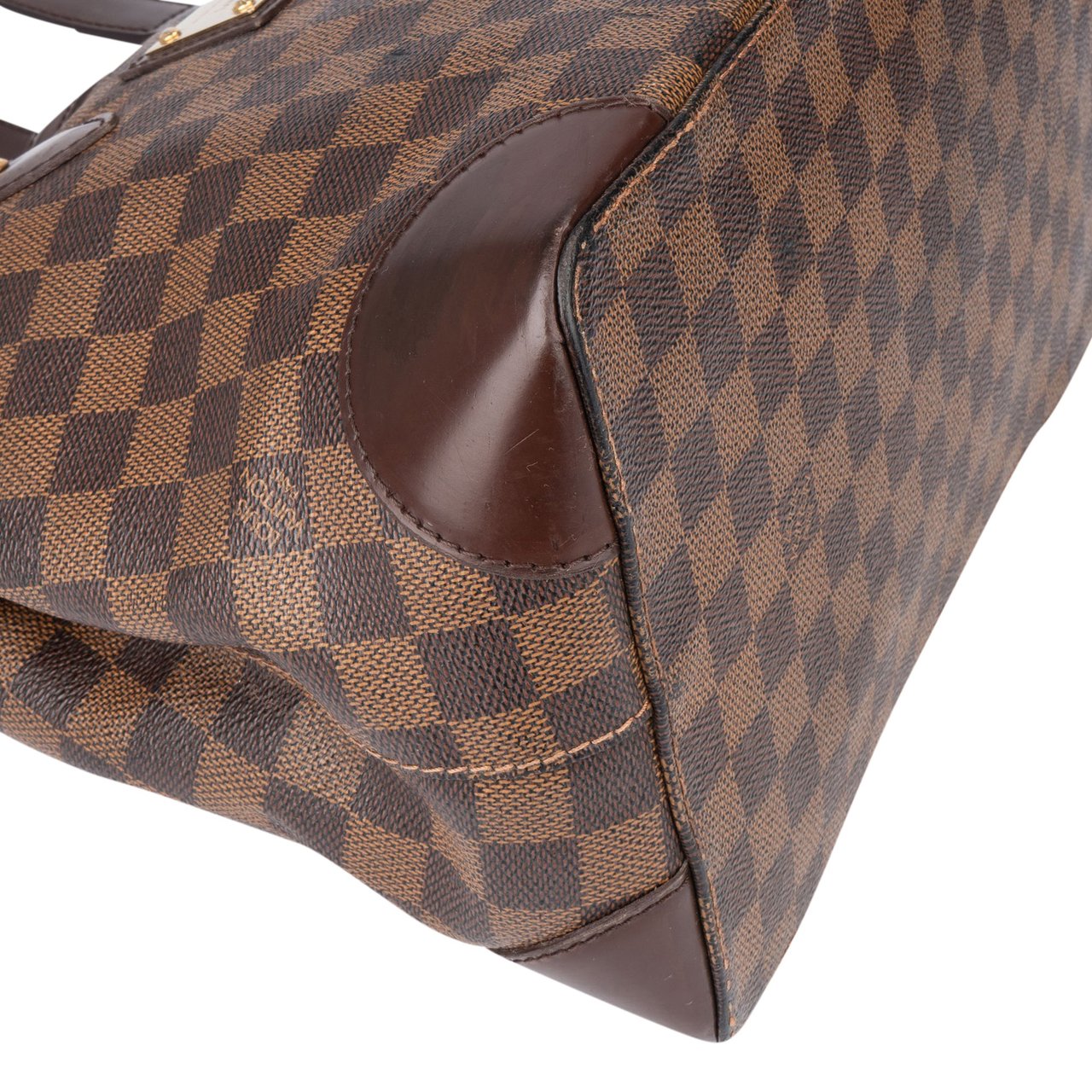 Louis Vuitton Louis Vuitton Damier Ebene Monogram Hampstead PM Handbag Bruin