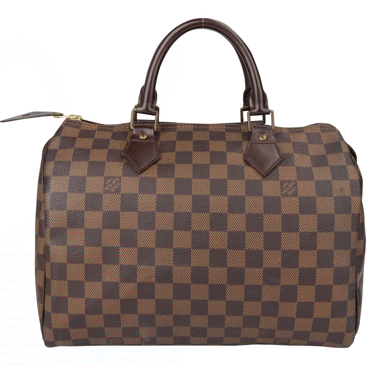 Louis Vuitton Louis Vuitton Damier Ebene Monogram Speedy 30 Handbag Bruin