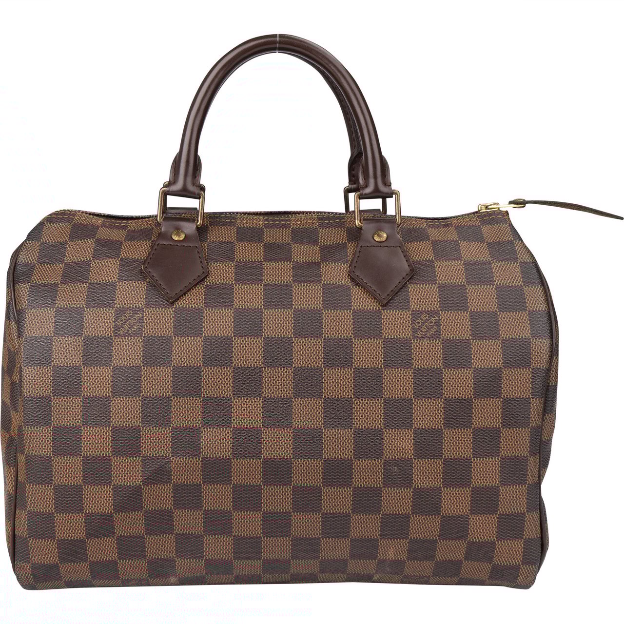 Louis Vuitton Louis Vuitton Damier Ebene Monogram Speedy 30 Handbag Bruin