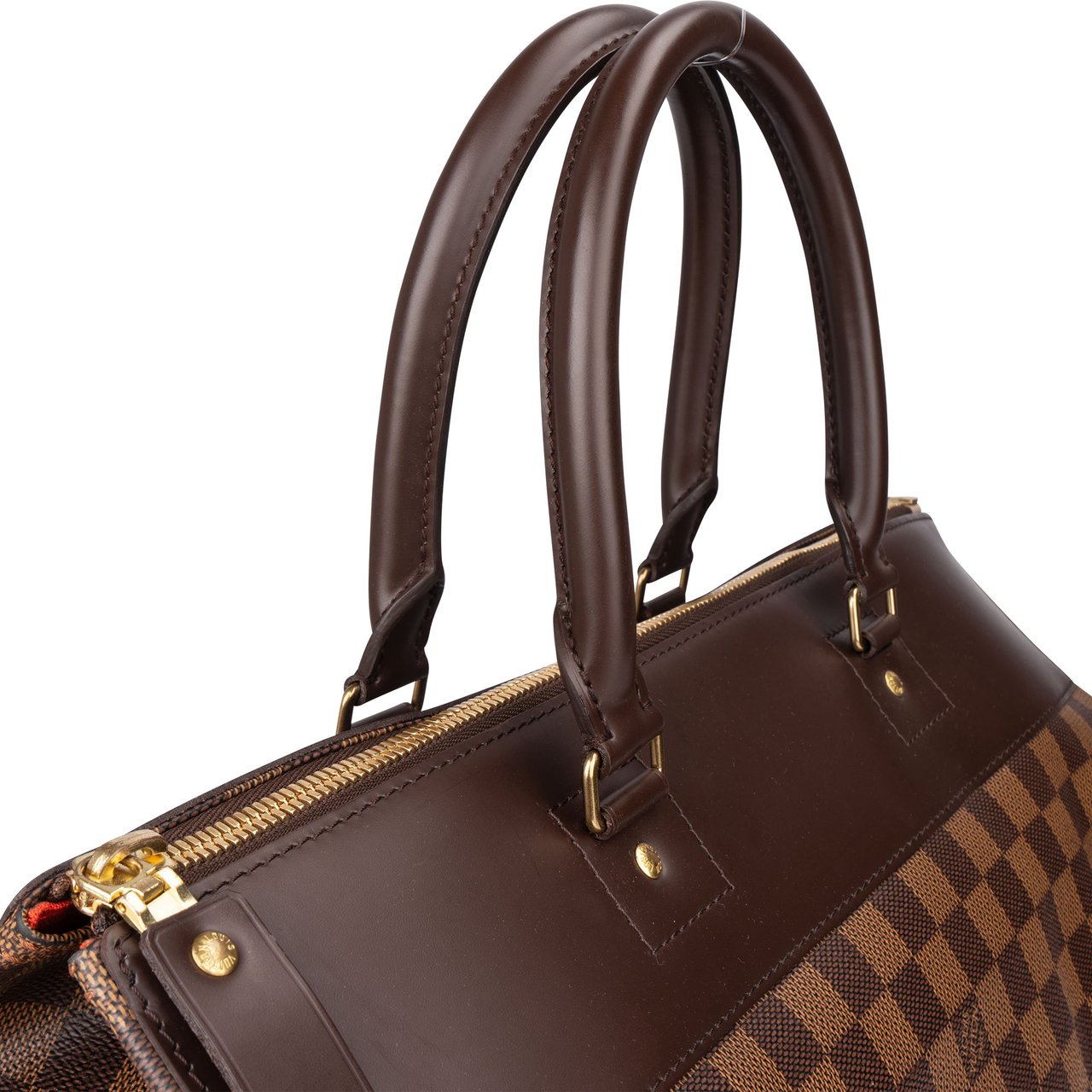 Louis Vuitton Damier Ebene Monogram Greenwich PM Travel Bag Bruin