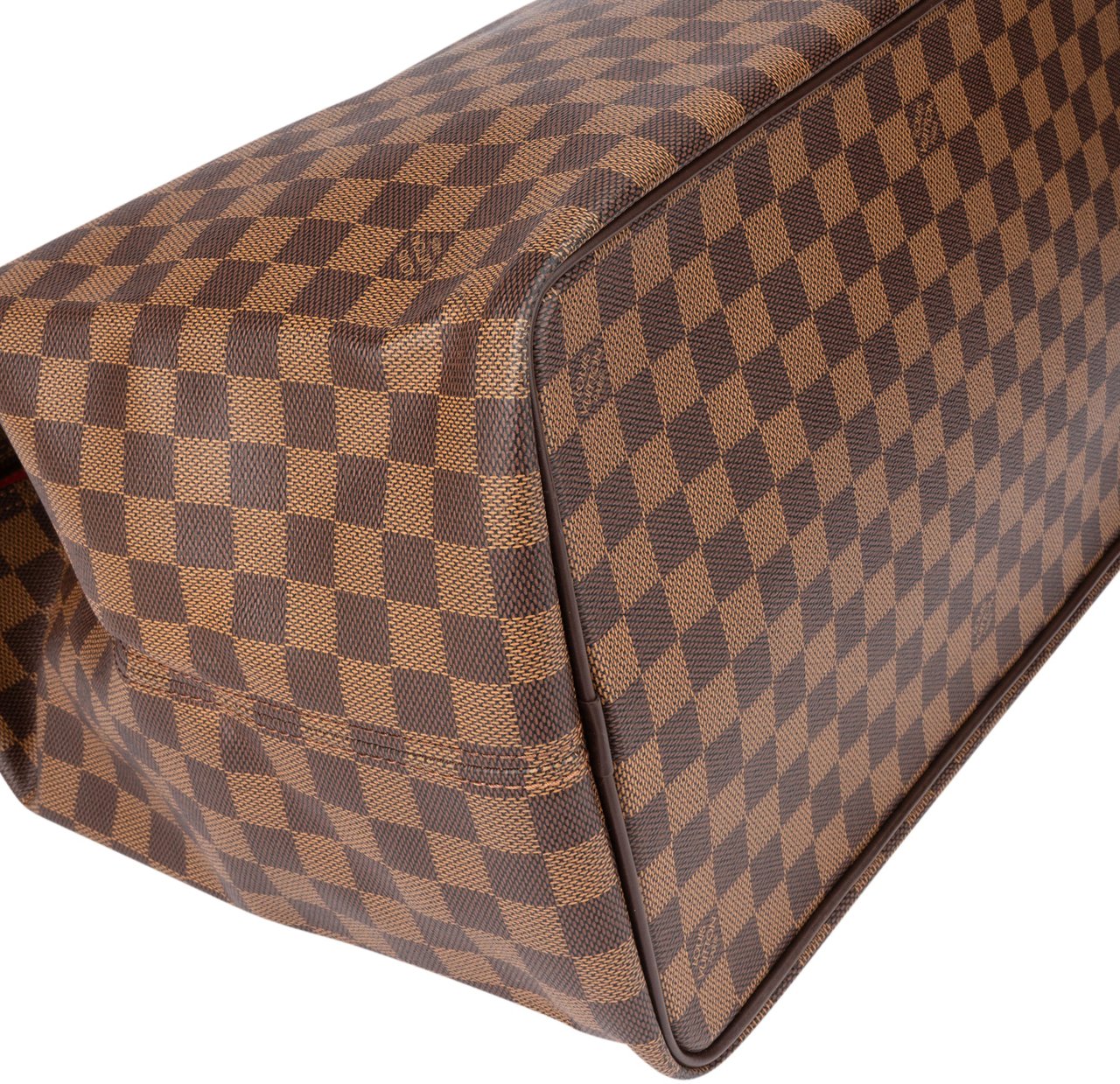 Louis Vuitton Damier Ebene Monogram Greenwich PM Travel Bag Bruin