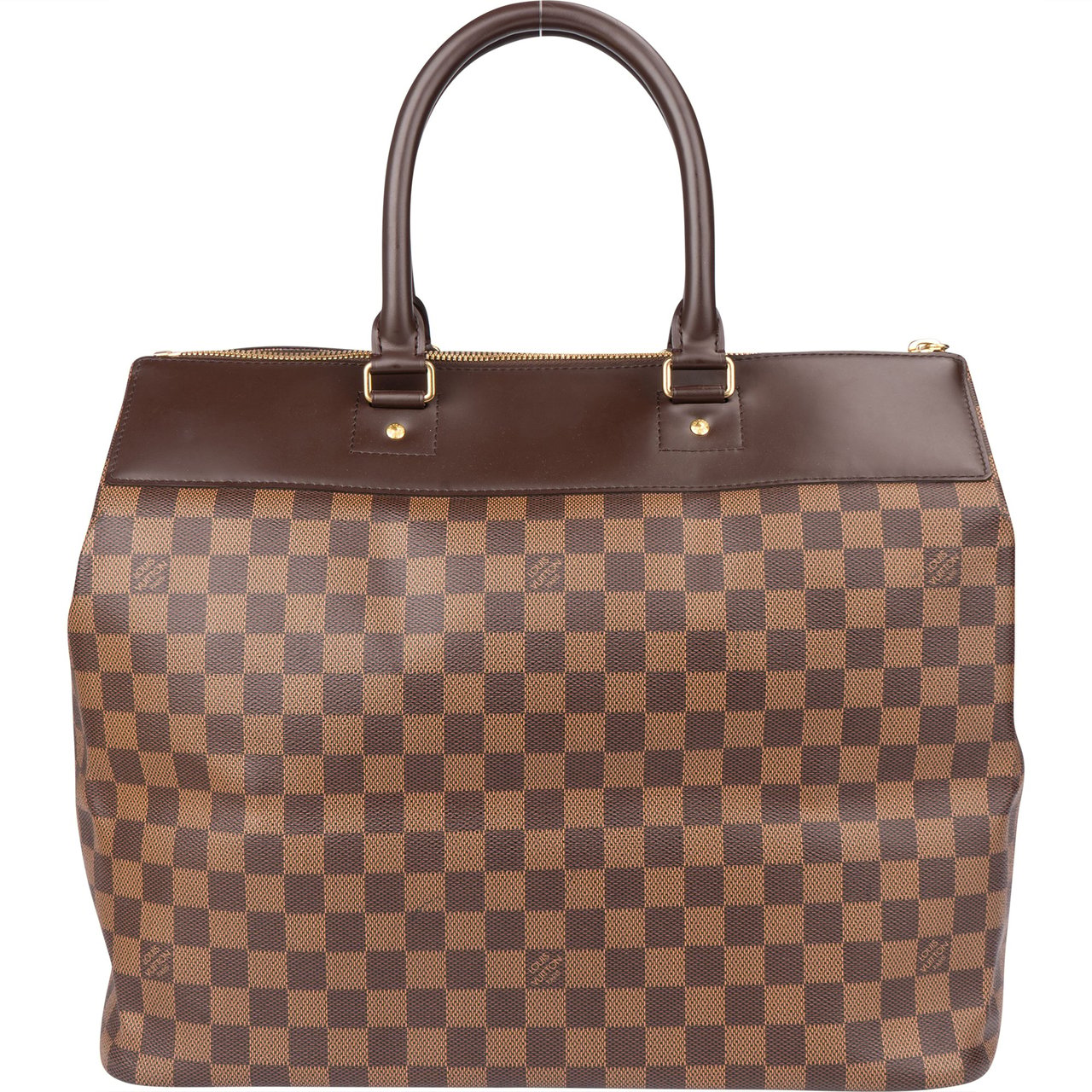 Louis Vuitton Damier Ebene Monogram Greenwich PM Travel Bag Bruin