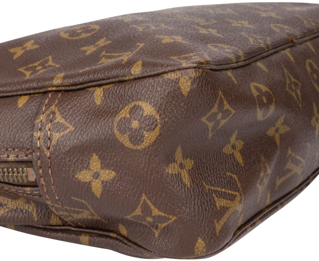 Louis Vuitton Louis Vuitton Canvas Monogram Trousse Toilette 28 Clutch Bruin
