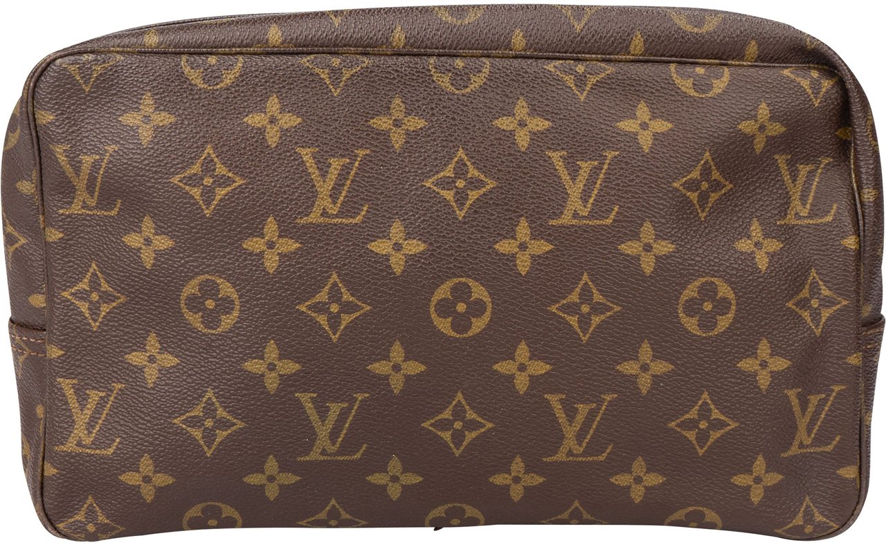 Louis Vuitton Louis Vuitton Canvas Monogram Trousse Toilette 28 Clutch Bruin